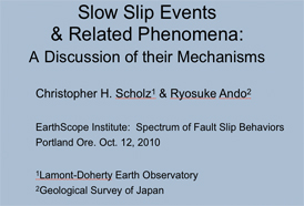 Slow Slip Events & Related Phenomena: A Discussion of Their Mechanism(s)