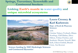 Linking Earthâ€™s mantle to water quality and unique microbial ecosystems