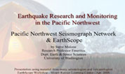 Earthquake Research and Monitoring