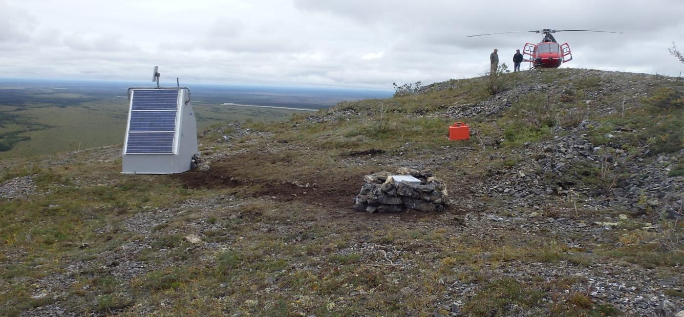 USArray installation in Alaska, 2016. (IRIS)