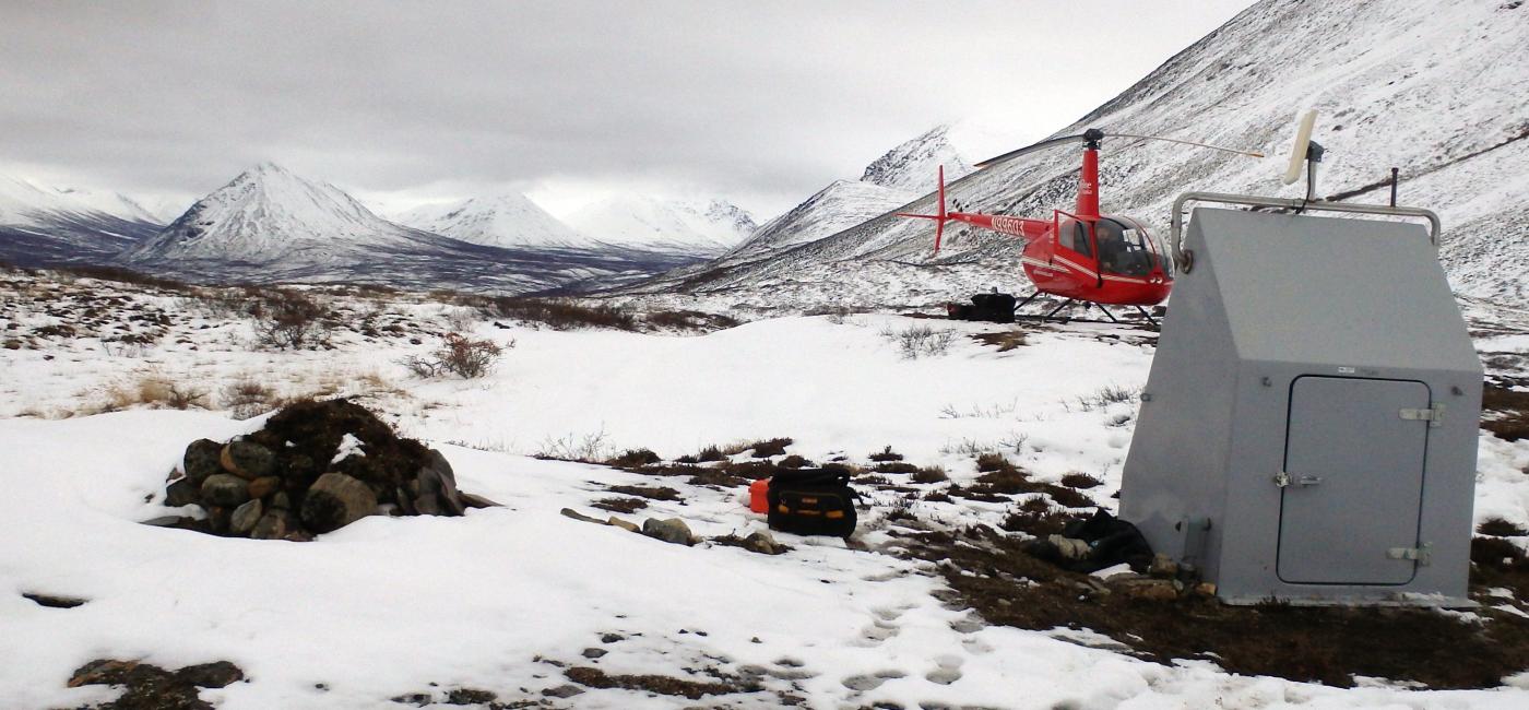 USArray installation in Alaska, 2015. (IRIS)