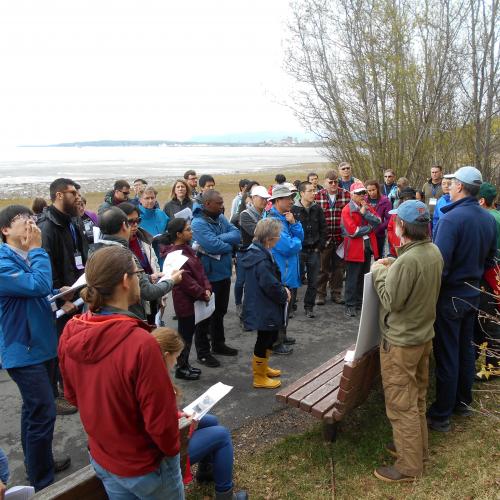 EarthScope National Meeting field trip in Anchorage, AK in May 2017